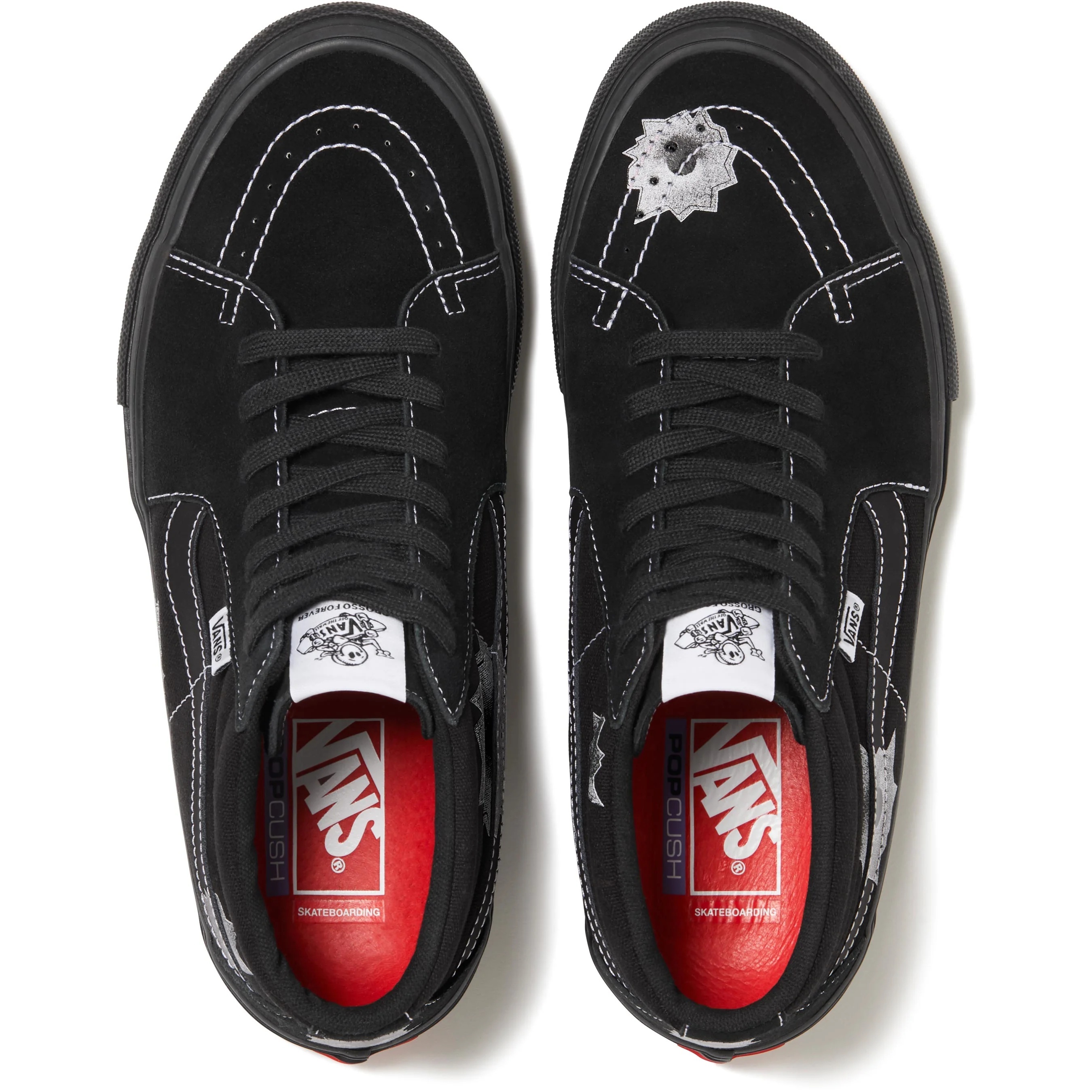 Supreme®/Vans®/Nate Lowman Skate Grosso Mid view 6